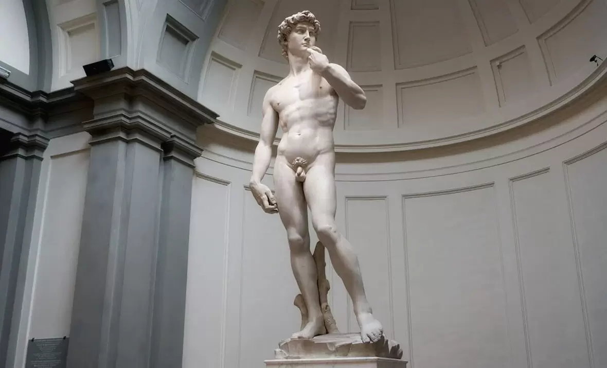 nude male statue and penis enlargement