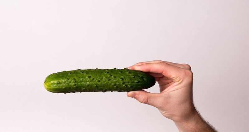 How the penis should stand properly